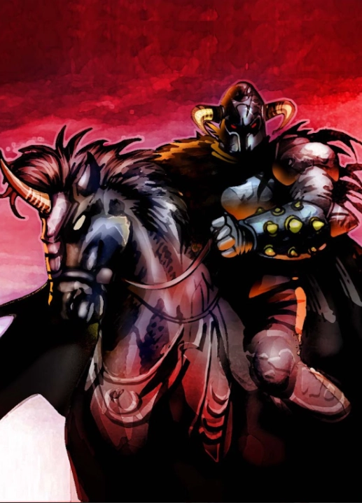 Ilustración de la baraja Caballero Estadístico